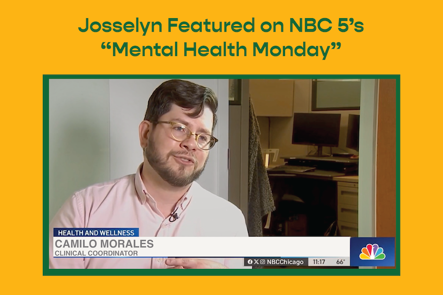 Josselyn Featured on NBC 5’s “Mental Health Monday”